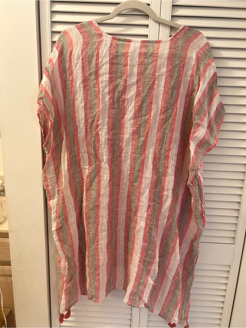 SEAFOLLY Lightweight Striped Beach Cover-Up Kaftan - OS - Picture 4 of 7
